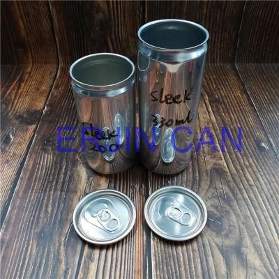 Small Aluminum Can Slick Sleek 200ml 6.7oz 6.8oz Ounce for Wine Tea Coffee Energy Carbonated Soft Drinks CSD Sparkling Water