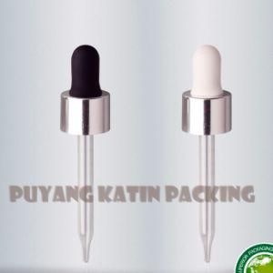 7.15mm Dia Glass Dropper Glass Pipette with Screwed Cap and Risk Ring
