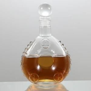 Glass 520ml Transparent Wine Bottle Customized Spirit Glass Bottle Factory Direct Sale