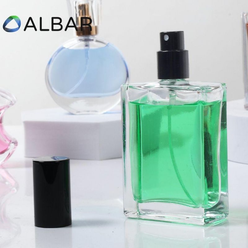 Clear Transparent Cosmetic Perfume Glass Spray Droppers Bottles with Logo and Color