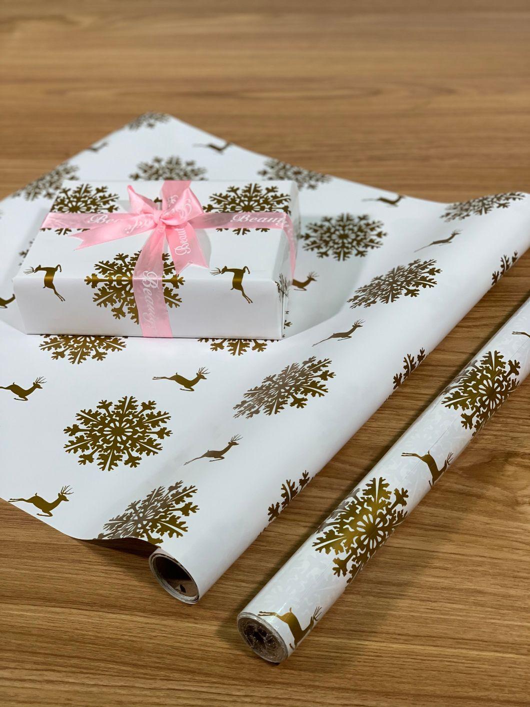 Gift Wrapping Paper Roll for Wedding Birthday Holiday