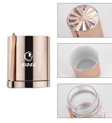 50g 80g PETG Rose Gold Cosmetic Lotion Bottle Containers with Lid