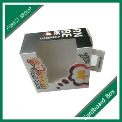 Customized Size Orange Insert Holder Big Cup Cake Box