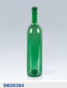 Wholesale Custom 725ml Emerald Green Color Red Wine Glass Bottles Jars Manufacturer