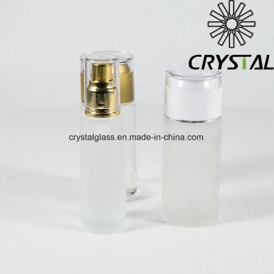 100ml Clear Lotion Glass Bottle with Lotion Pump