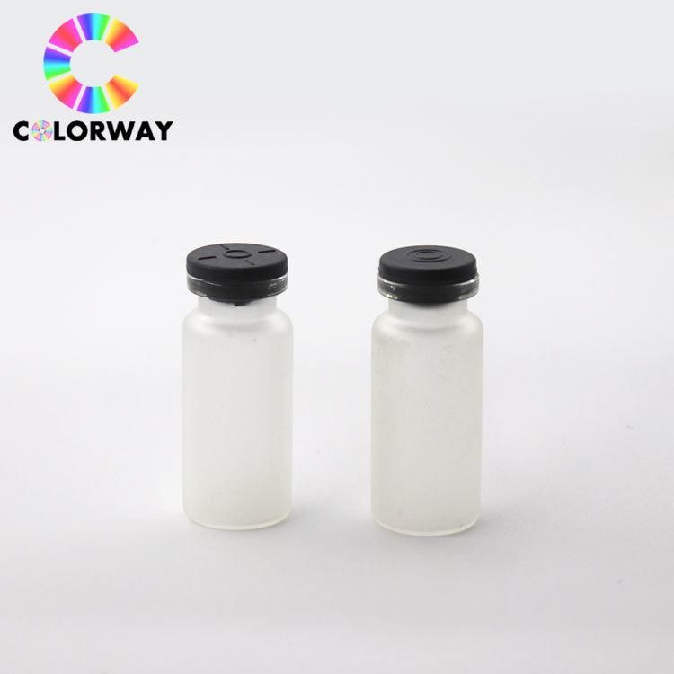 Custom Embossed Debossed Logo Printed Sterile Injection 2ml/5ml/20ml/30ml/50ml/10ml Steriod Brown Amber Transparent Clear Frosty Matte Plating Coated Glass Vial