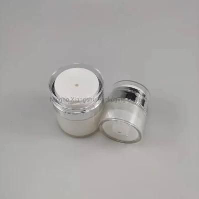 Empty 15ml 30ml 50ml 100ml Acrylic Press Pump Airless Cream Jar for Eye Cream