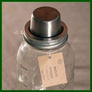 70mm Stainless Steel Cocktail Shaker for Mason Jar