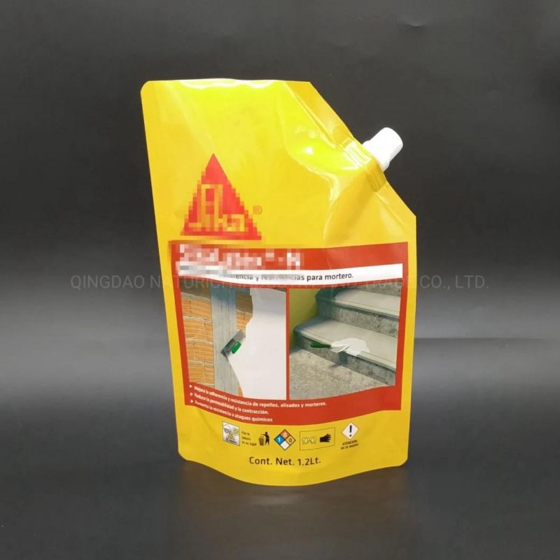 1.2L Putty Powder Packing Stand up Spout Bag