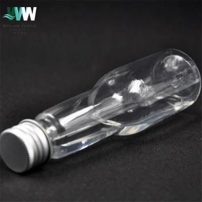 Aluminum Cover Threaded Cap for Transparent Plastic Tube Cosmetic Jar