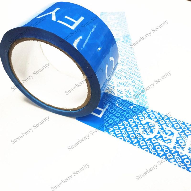 Tamper Evident Security Tape Void Packaging Tape 48mm X 50m