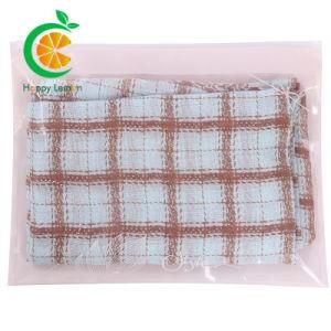 Waterproof Zip Lock PE/EVA Frosted Flat Poly Storage Bag Slider Zipper Packing Bags for Underwear Clothing