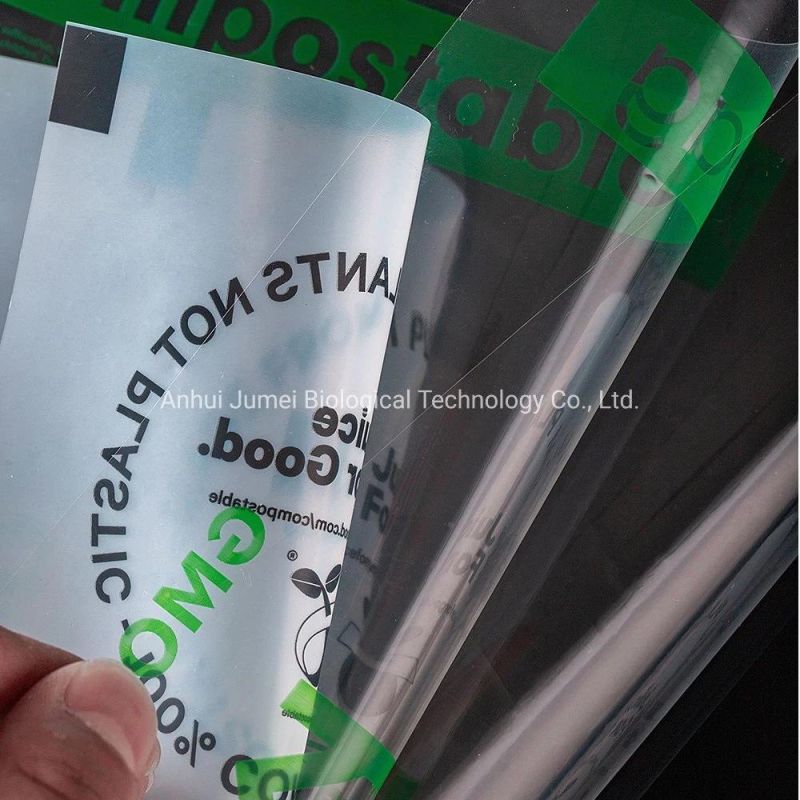 Biodegradable Garment Bags PLA Pbat Compostable Garment Packaging Bags