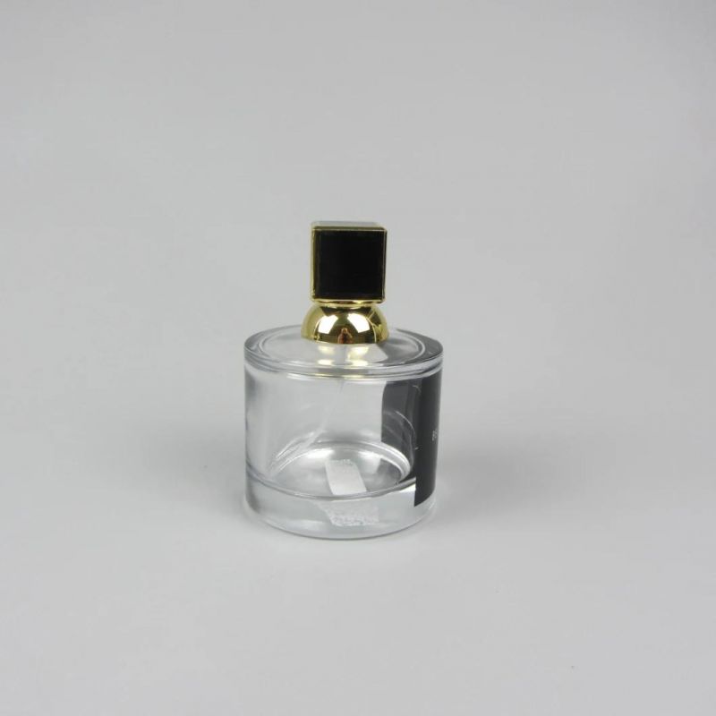 Luxury Round Empty Men Perfume Glass Bottles 100ml