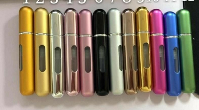 5ml Mini Aluminum Spray Perfume Bottle Cosmetic Packaging Aluminum Atomizer