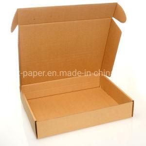 Custom Printed Flute E-Commerce Packaging Box Corrugated Cardboard Shipping Mailer White Literature Maile Box