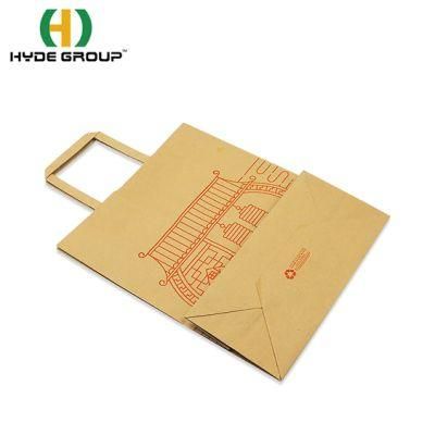 Wholesales Portable Paper Bags Custom Logo Printed Gifts and Food Packings