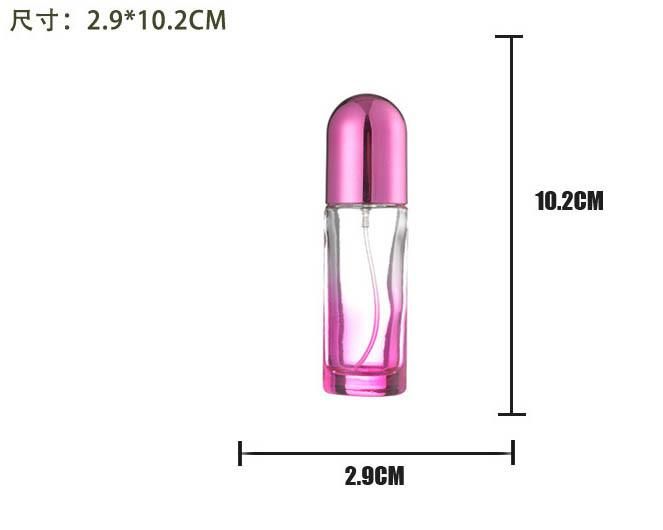 20ml Spray Perfume Bottle Thick Glass Colorful Pump Woman Parfum Atomizer Bottle Empty Cosmetic Containers