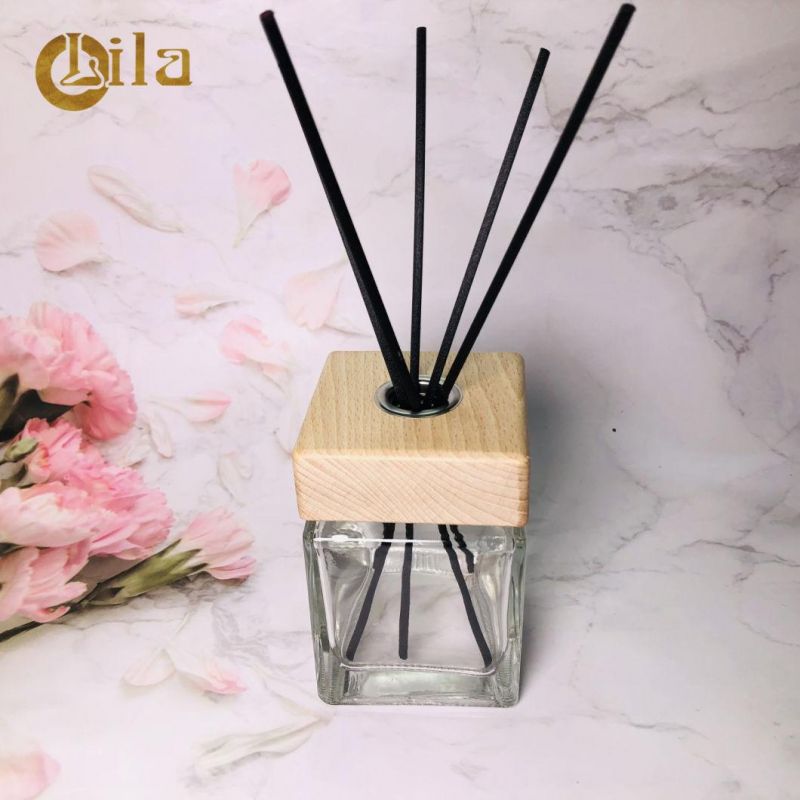 OEM Cosmetics 200ml Bottles Manufacturer Cosmetic Eco-Friendly Diffuser Bottle with Wood Cap