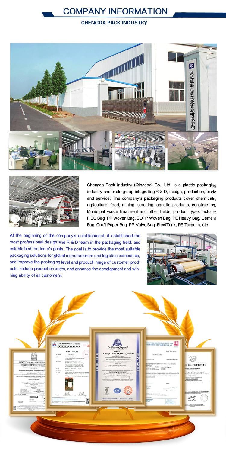 25kg 50kg Grain Sugar Flour Rice Feed Fertilizer Laminated China PP Woven Bag Manufacturer