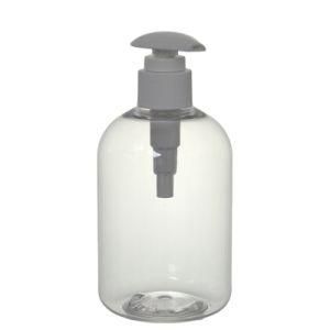 10oz 300ml Transparent Round Bottle with Plastic Pump for Hand Wash