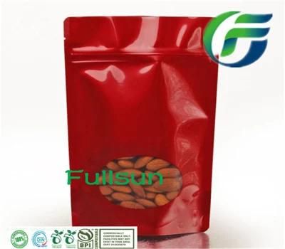 Food Drug Packaging Bag Stand up Pouch Bottom Composite Aluminized Zipper Pill Plastic Bag