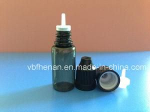 10ml Pet Black Plastic Bottle with Childproof Cap