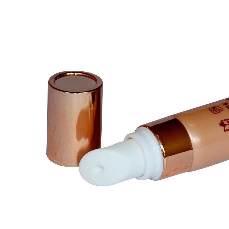 Laminated Tube Head Massage Applicator High Gloss Aluminum with Ceramic