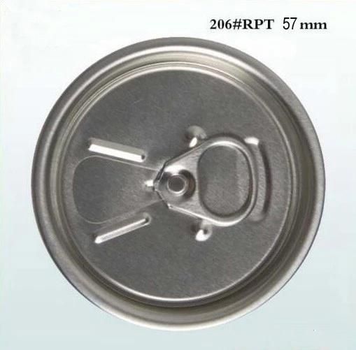 202# and 206# Easy Open Aluminium Can Lid for Ring-Pull Can