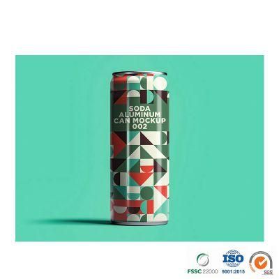 250ml Sleek Cheap Logo Customized Beverage Packaging Aluminum Beer Soda Cans Also for Juice