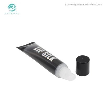 Custom Printing Empty Round Black Gradient Lip Gloss Tube Packaging 1 Buyer