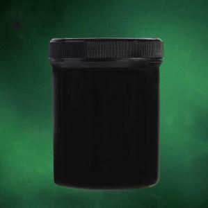 1L 1000ml Plastic Black Wide Mouth Ink Bottle Chemical Powder Jar