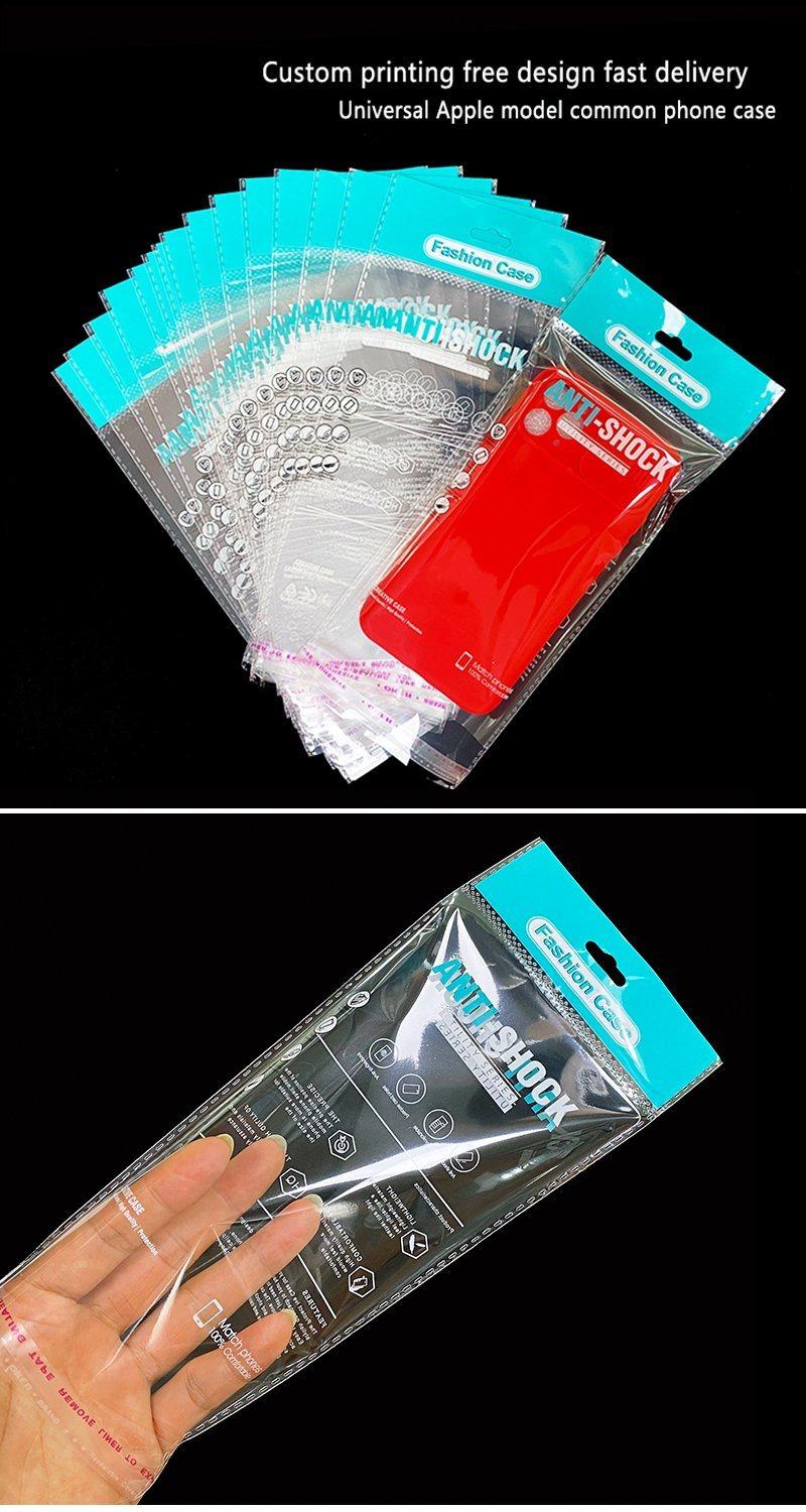 Transparent Poly Bag with Printed Fashion Case Cellophane Plastic Bag