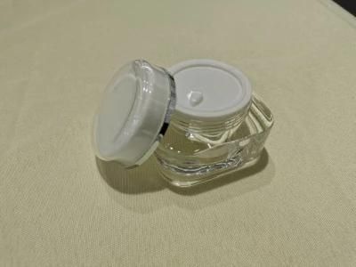 Acrylic Jar Acrylicacrylic 50g Cosmetic Jar 15g 30g 50g 100g Round Double Wall Luxury Cream Jar