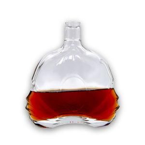 1000ml Flat Fish Gills Carved Specially Shaped Whisky Glass Wine Bottle