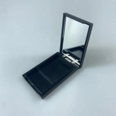 Eye Shadow Box with Mirror Square Hole High Gloss Honey Powder Blush Box Packing Material