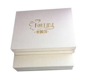 High Quality Golden Hot Stamping Logo Packaging Box (YY-P0309)