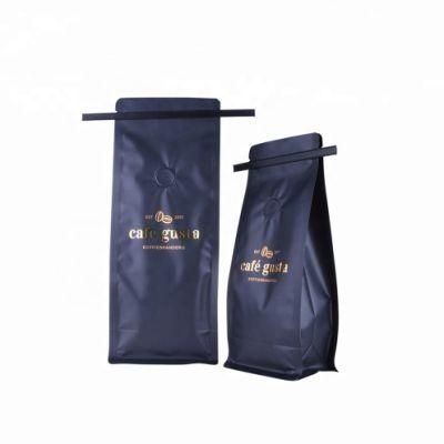 Brown Kraft Paper Packaging Coffee Pouch Packing Bag with Tin Tie