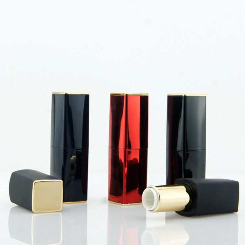 4.3G in Stock Ready to Ship Luxury Cosmetic Lipstick Tube Custom Unique Lipstick Tube Black