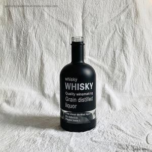 500ml Empty Glass Whisky Bottle with Painting Service