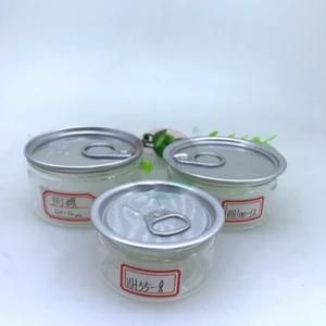 Mini Transparent Plastic Pet Food Jar