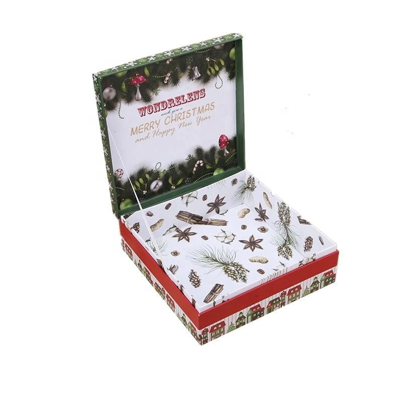 Luxury Clamshell Christmas Apple Gift Box Honey Packing Box