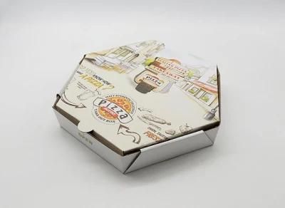 Wholesale Custom Logo Package Carton Boxes Corrugated Printed Paper Pizza Box