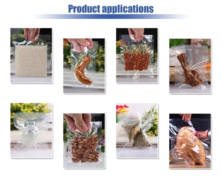 Transparent Nylon/PE Vacuum Food Packing Bag Puncture Resistance