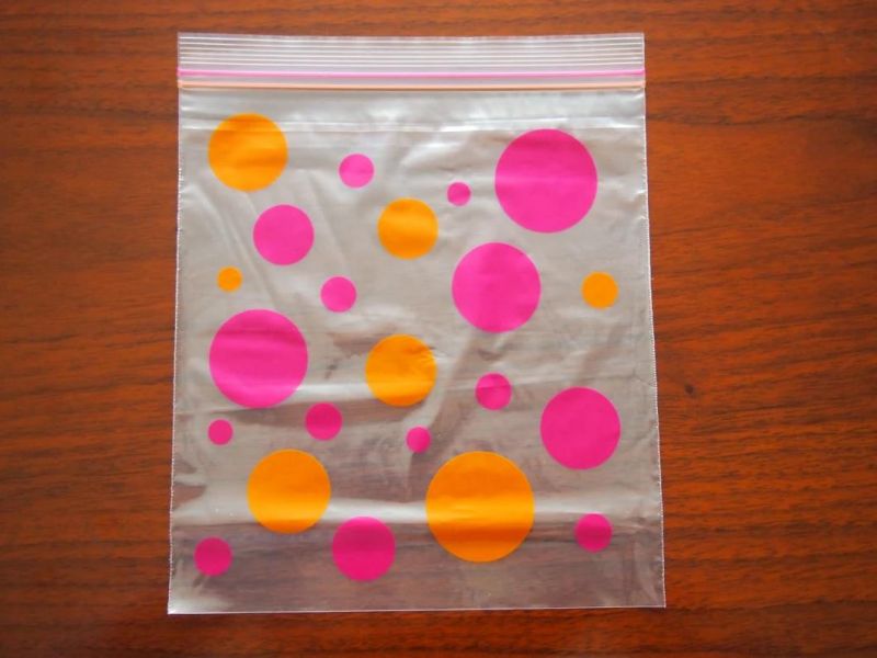 China Factory Custom Design Plastic Zipper Resealable Packaging Bag