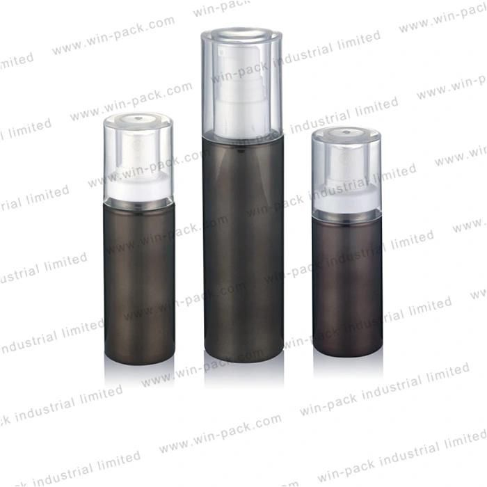 High Quality Purple Color Cosmetic Lotion Pump Plastic Pet Bottle 40ml 50ml 60ml