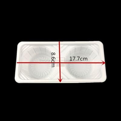 White Pet Plastic Coffee Cup Holder Tray High Quality Coffee Cup Holder Tray