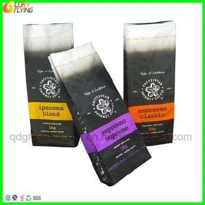 Tea Bag with Sides Gusset/Plastic Coffee Bag for Packing 250g Roasted Coffee.