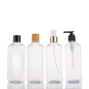 Cosmetics Rectangular Packaging Bottle, Pet Plastic Bottle, Custom Bottle Body, Nozzle, Pump Head, Bottle Cap