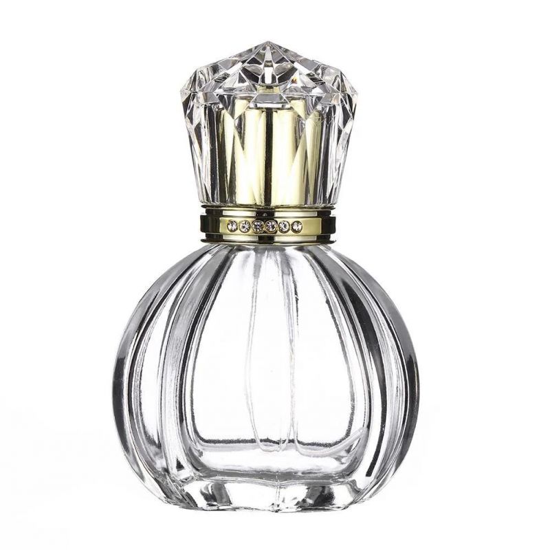 50ml Portable Clear Travel Refillable Atomizer Spray Perfume Glass Empty Bottle Portable Transparent Compact Size Refillable